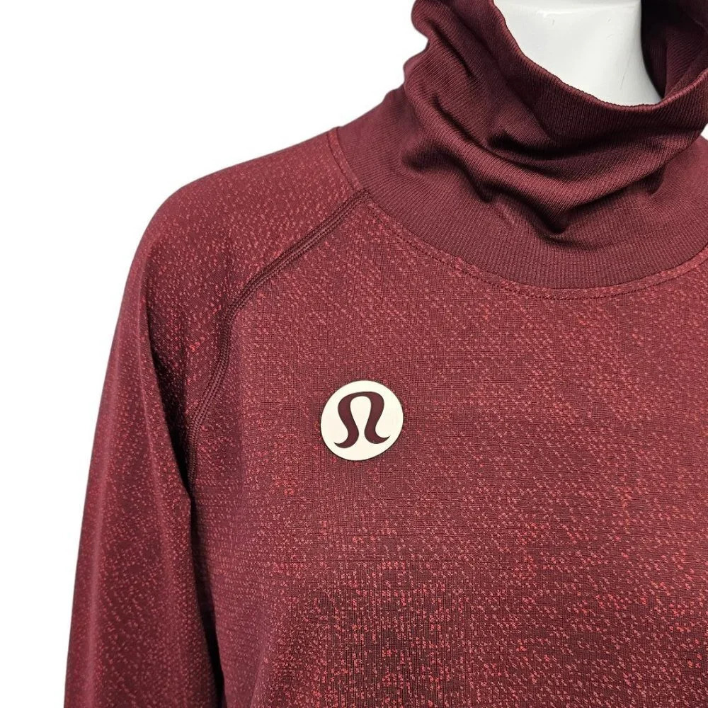 Lululemon Women's Team Canada Swiftly Tech Turtleneck 2.0 Size 12 Rare - Picture 10 of 12